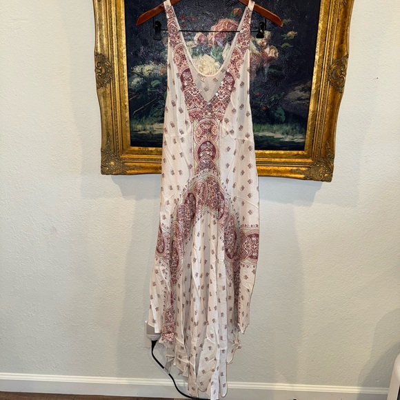 Intimately Free People NEW Faithfully Yours Boho Button Down Maxi Dress Large - Picture 2 of 8